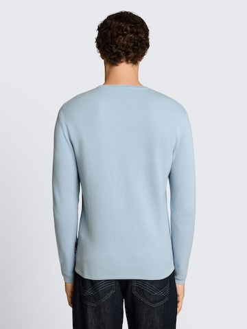 TOM TAILOR DENIM Pulover | modra barva