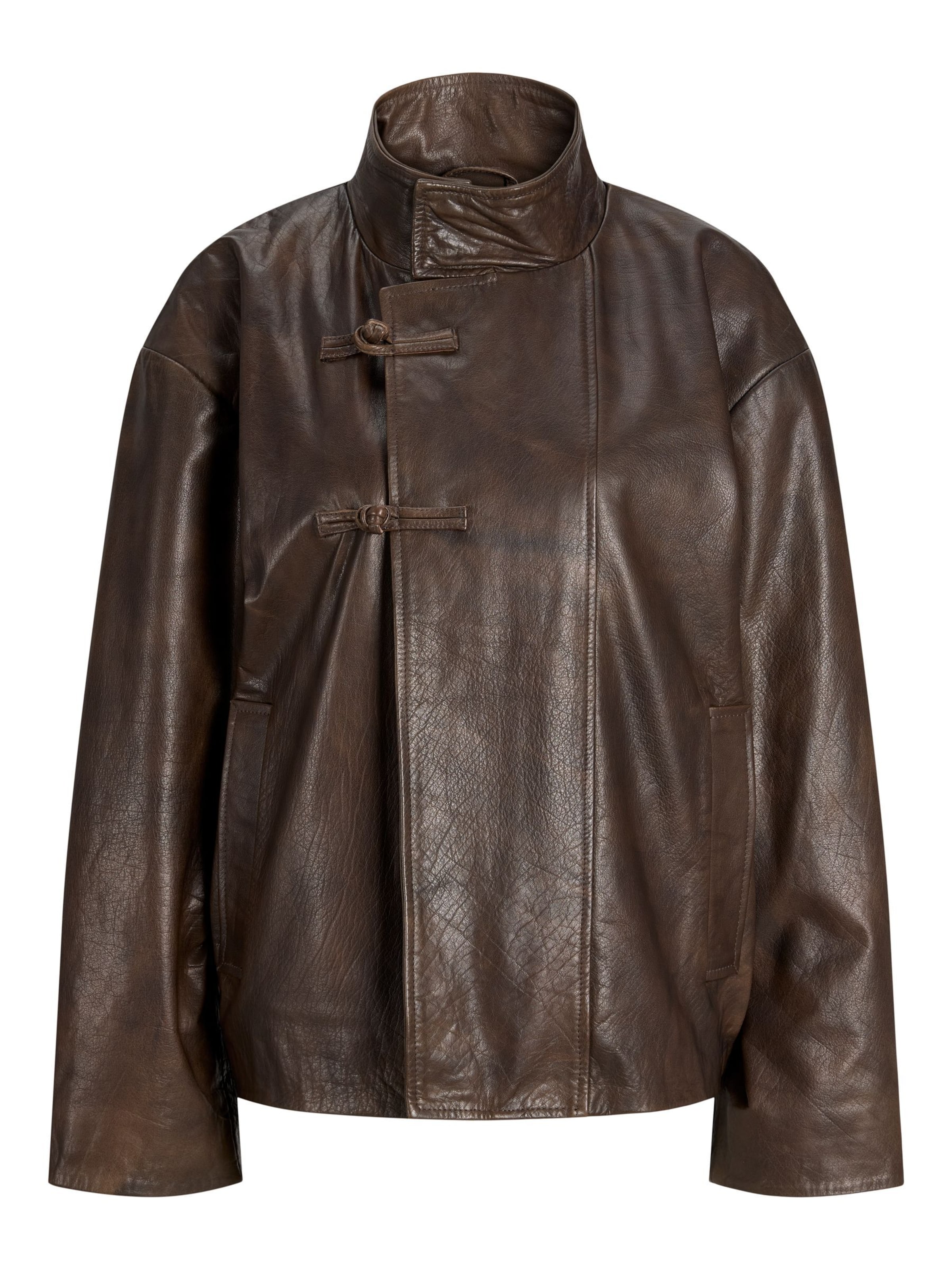 Veste mi-saison JJXX en marron : devant