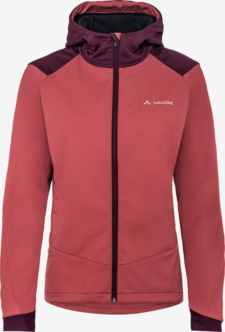 VAUDE Outdoorjas 'Qimsa' in Rood: voorkant