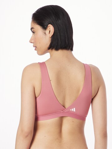 ADIDAS PERFORMANCE Bustier Sport-BH 'Essentials Studio Light-Support Nursing' in Pink