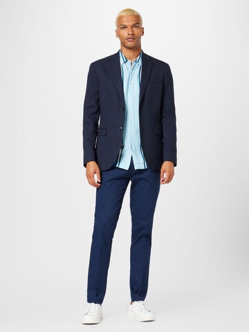 TOPMAN Slim fit Chino trousers in Blue