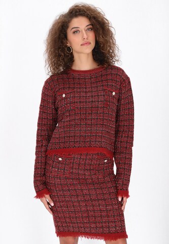 faina Sweater in Red: front