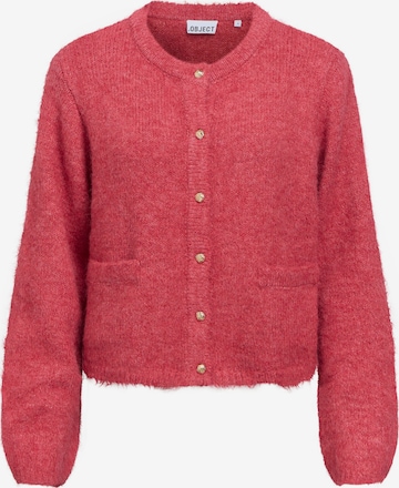 OBJECT Strickjacke 'OBJSaggia' in Rot: Vorderseite
