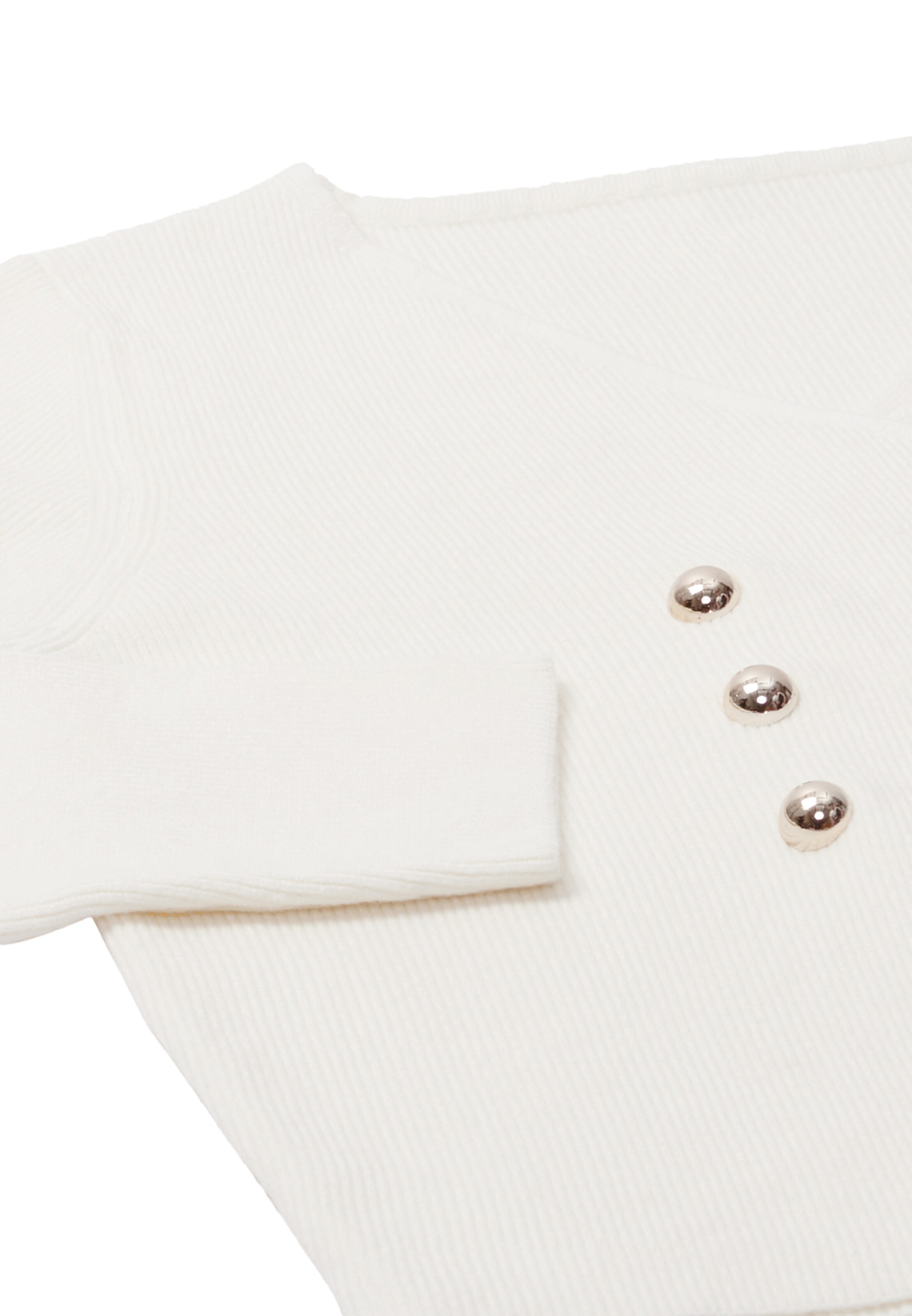 NAEMI Cardigan i hvid