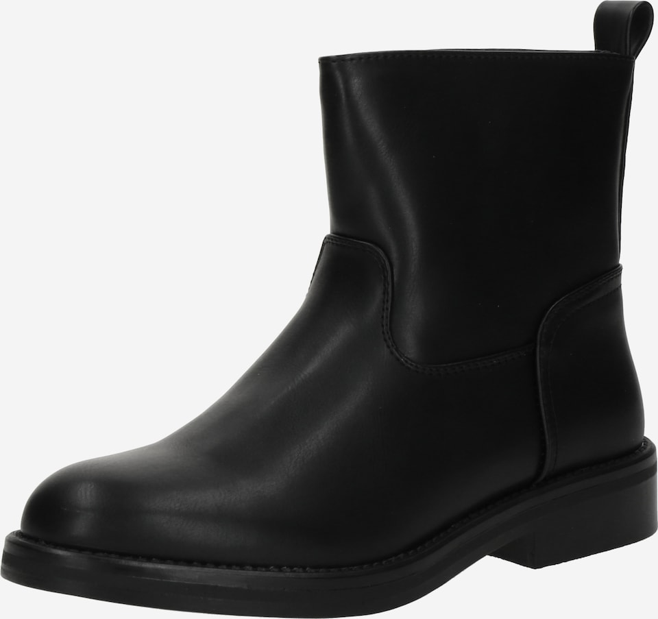 Botine 'Mathilda' de la ABOUT YOU pe negru: față