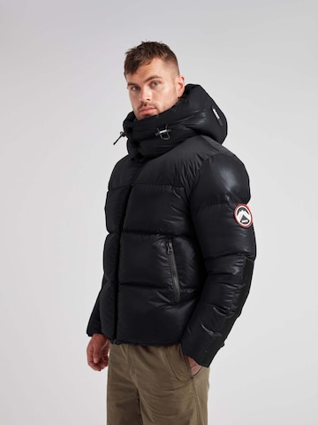 JACK1T Outdoorjas ' Expedition Parka Puffer ' in Zwart