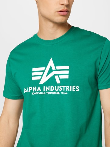 ALPHA INDUSTRIES Shirt in Groen