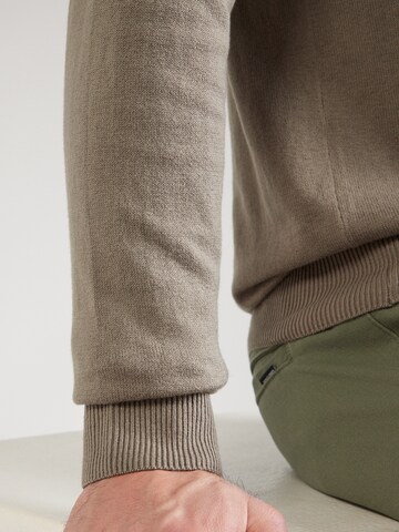 JACK & JONES Sweater 'JJEEMIL' in Grey