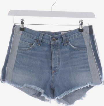 rag & bone Shorts in XS in Blue: front