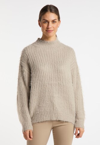 Pull-over usha WHITE LABEL en beige : devant