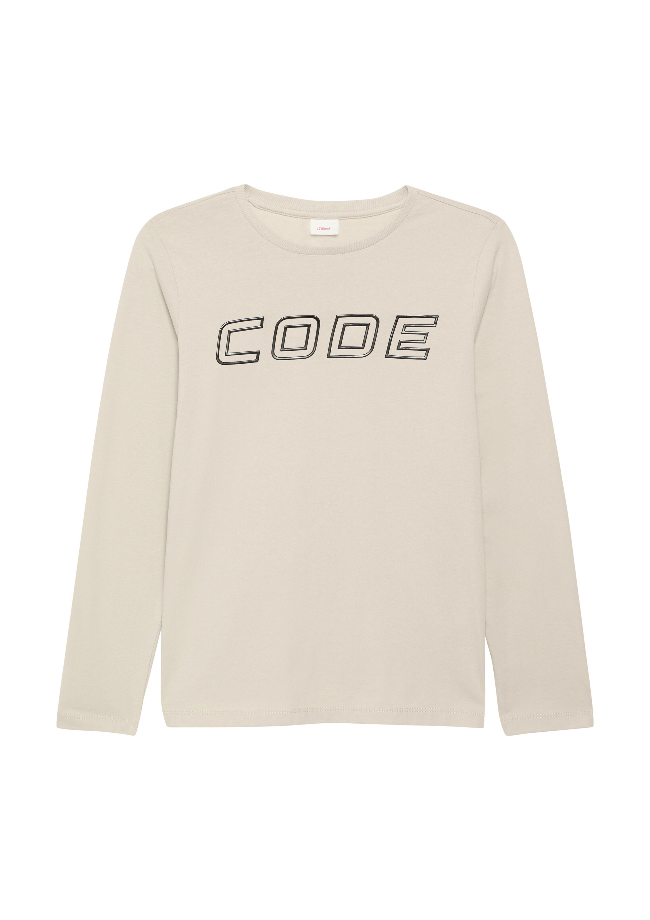 s.Oliver Shirt in Beige: Vorderseite