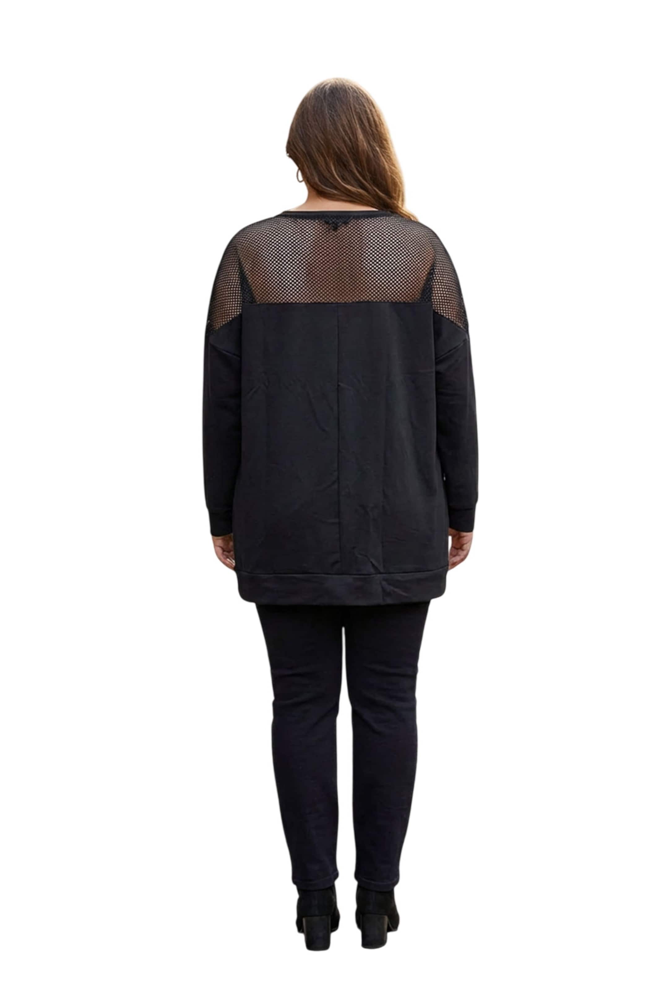 Stil Diva Sweatshirt in Zwart