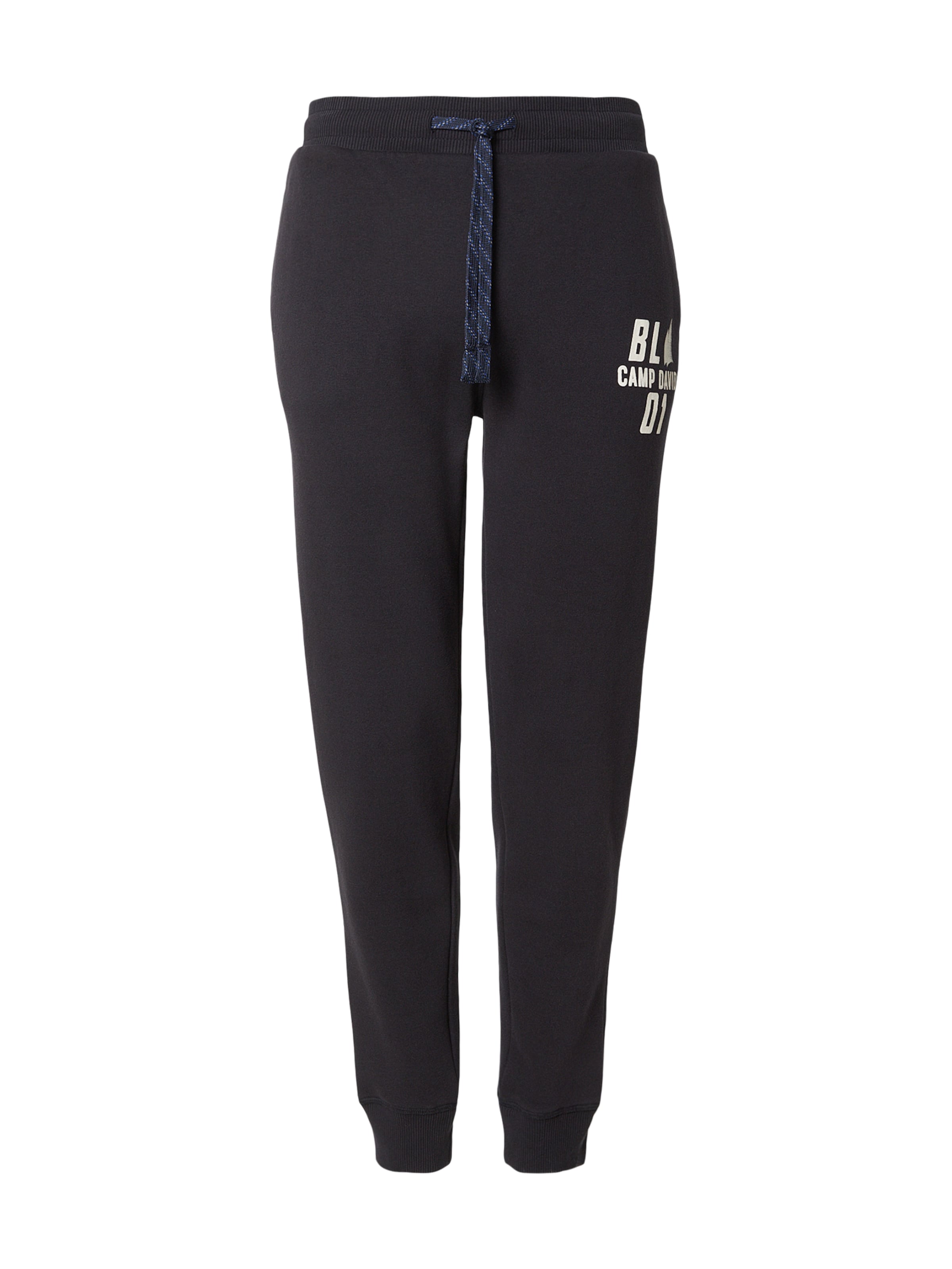 Effilé Pantalon CAMP DAVID en bleu : devant