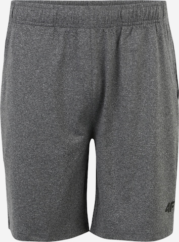 regular Pantaloni sportivi di 4F in grigio: frontale