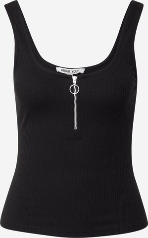 ABOUT YOU Top 'Laney' in Black: front