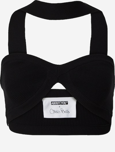 Megzta palaidinė be rankovių 'Rosalia' iš ABOUT YOU x Chiara Biasi, spalva – juoda, Prekių apžvalga