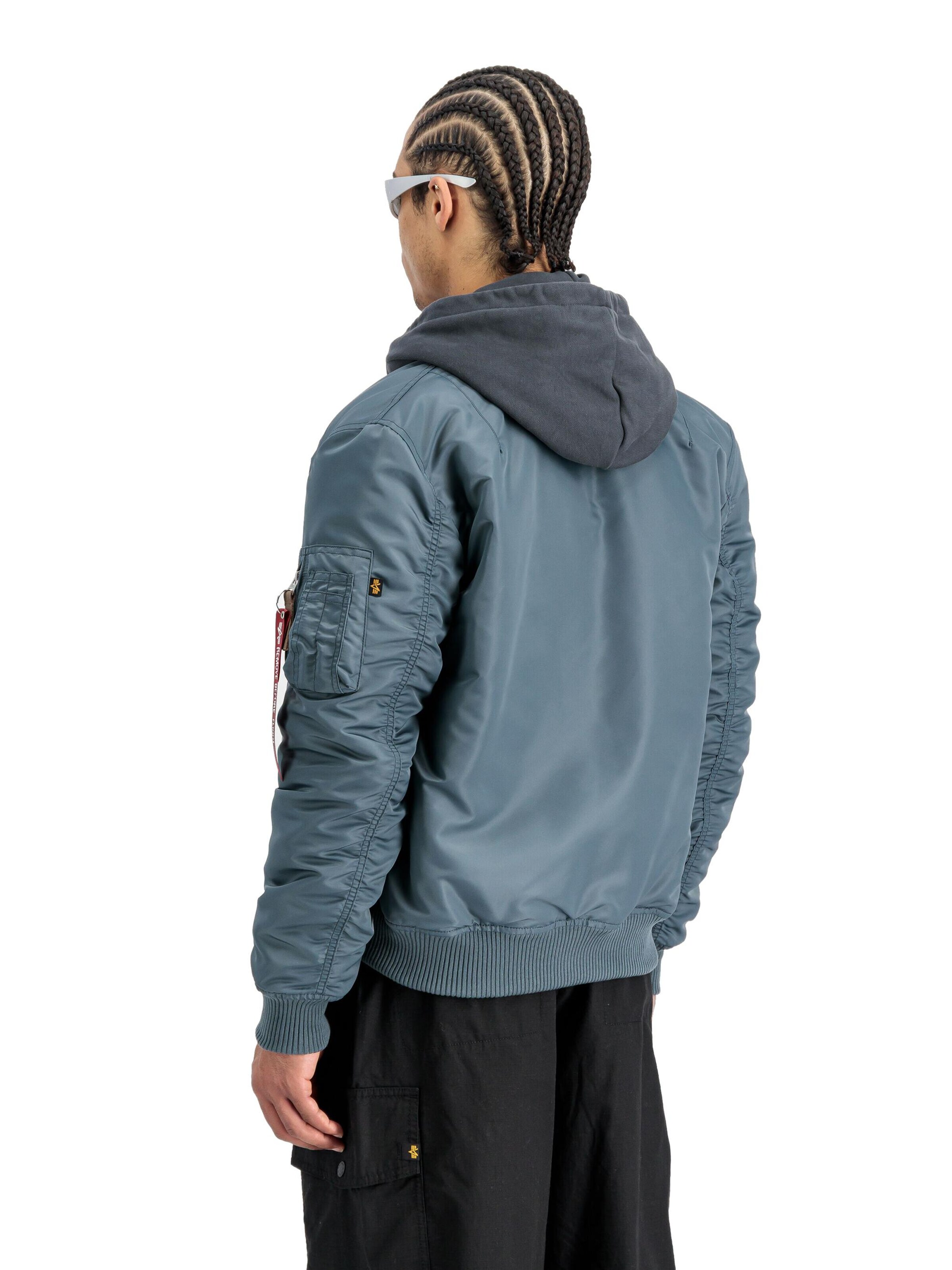 ALPHA INDUSTRIES Between-Season Jacket 'MA-1 VF' in Blue