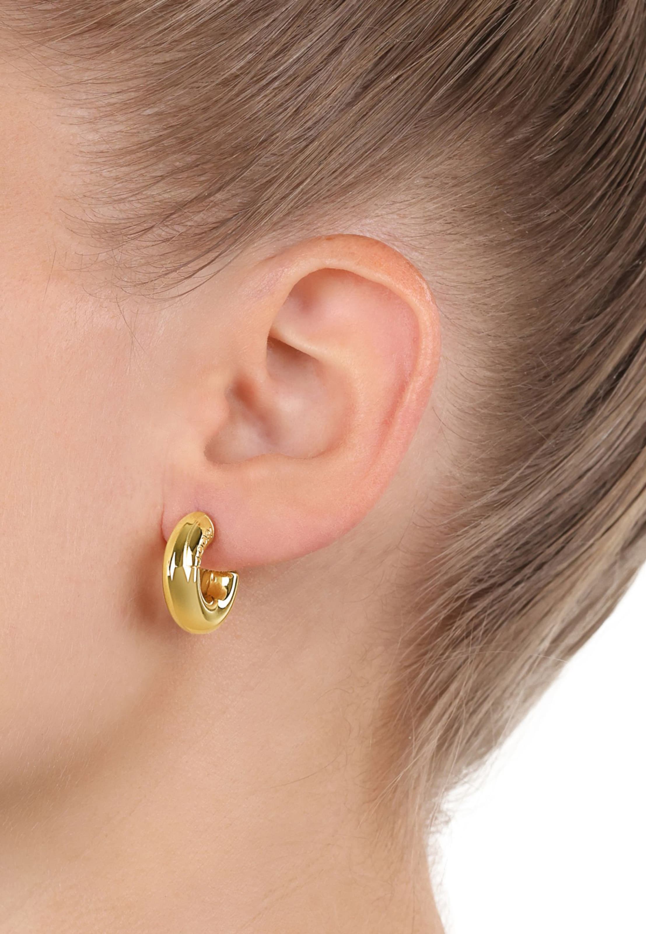 JOOP! Oorbellen 'Creolen' in Goud: voorkant