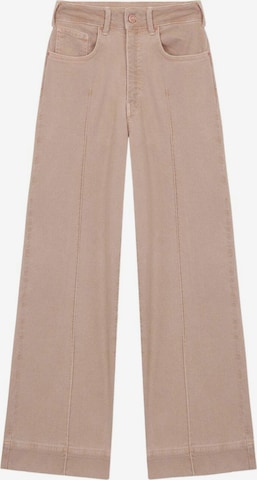 Wide Leg Jean Scalpers en beige : devant