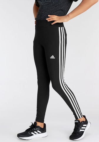 ADIDAS SPORTSWEAR - Slimfit Calças de desporto 'Essentials' em preto