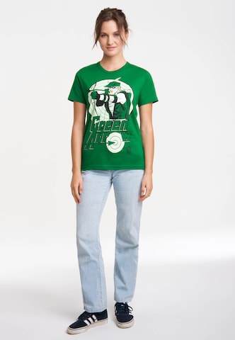 LOGOSHIRT T-Shirt 'DC Comics - Green Arrow' in Grün
