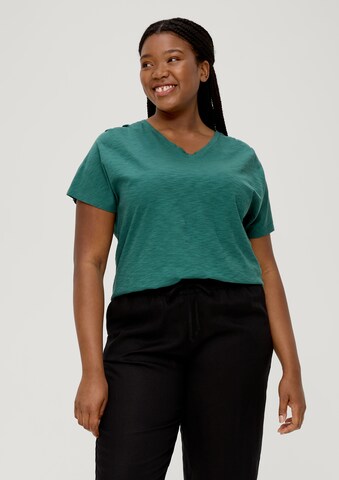 TRIANGLE - Camiseta en verde: frente