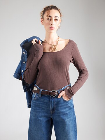 Noella Shirt 'Karmia' in Brown: front