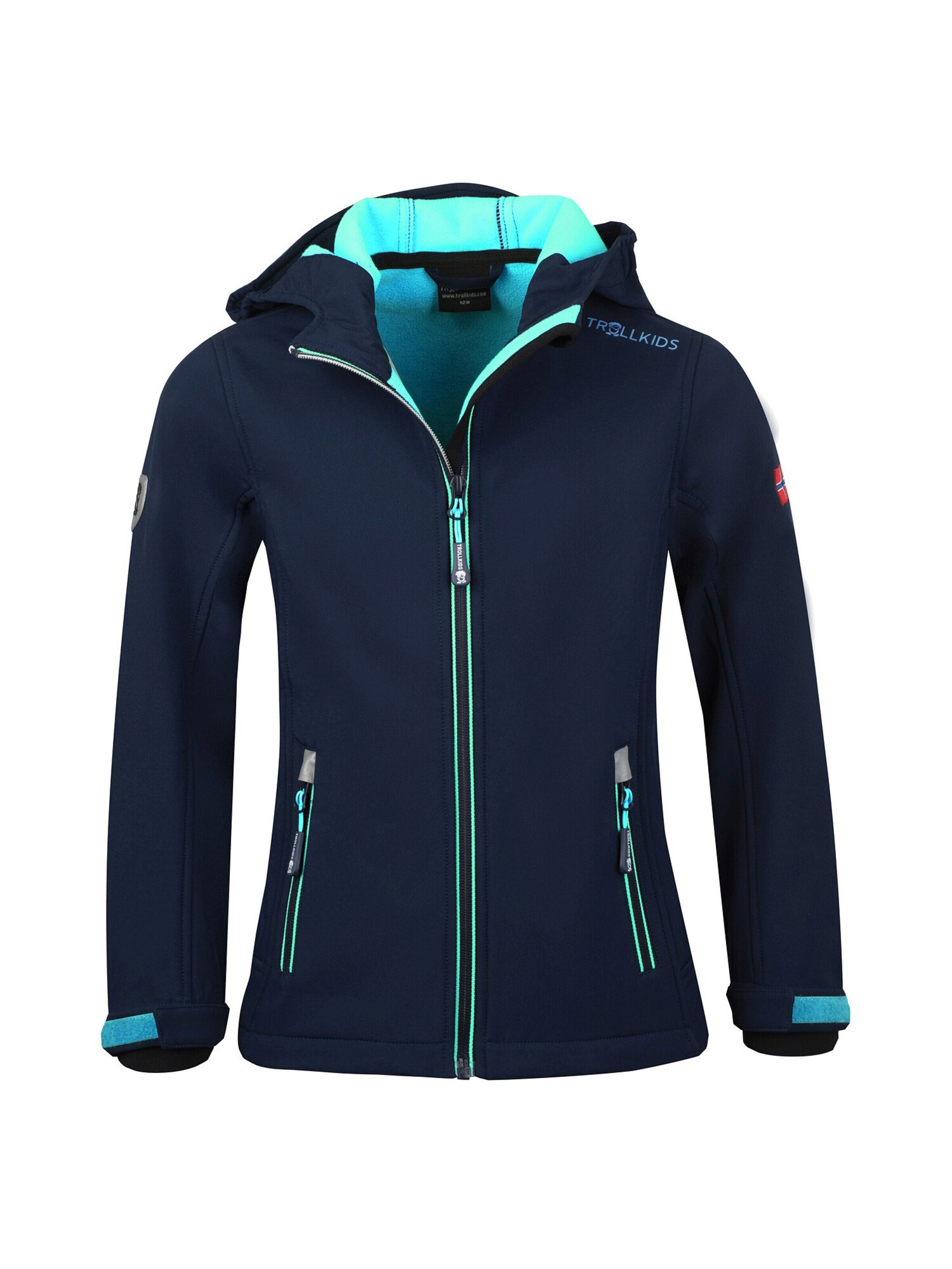TROLLKIDS Outdoor jacket in Blue: front