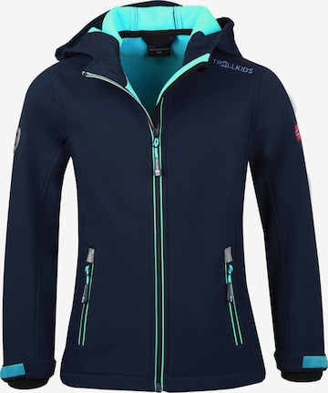 TROLLKIDS Outdoor jacket in Blue: front