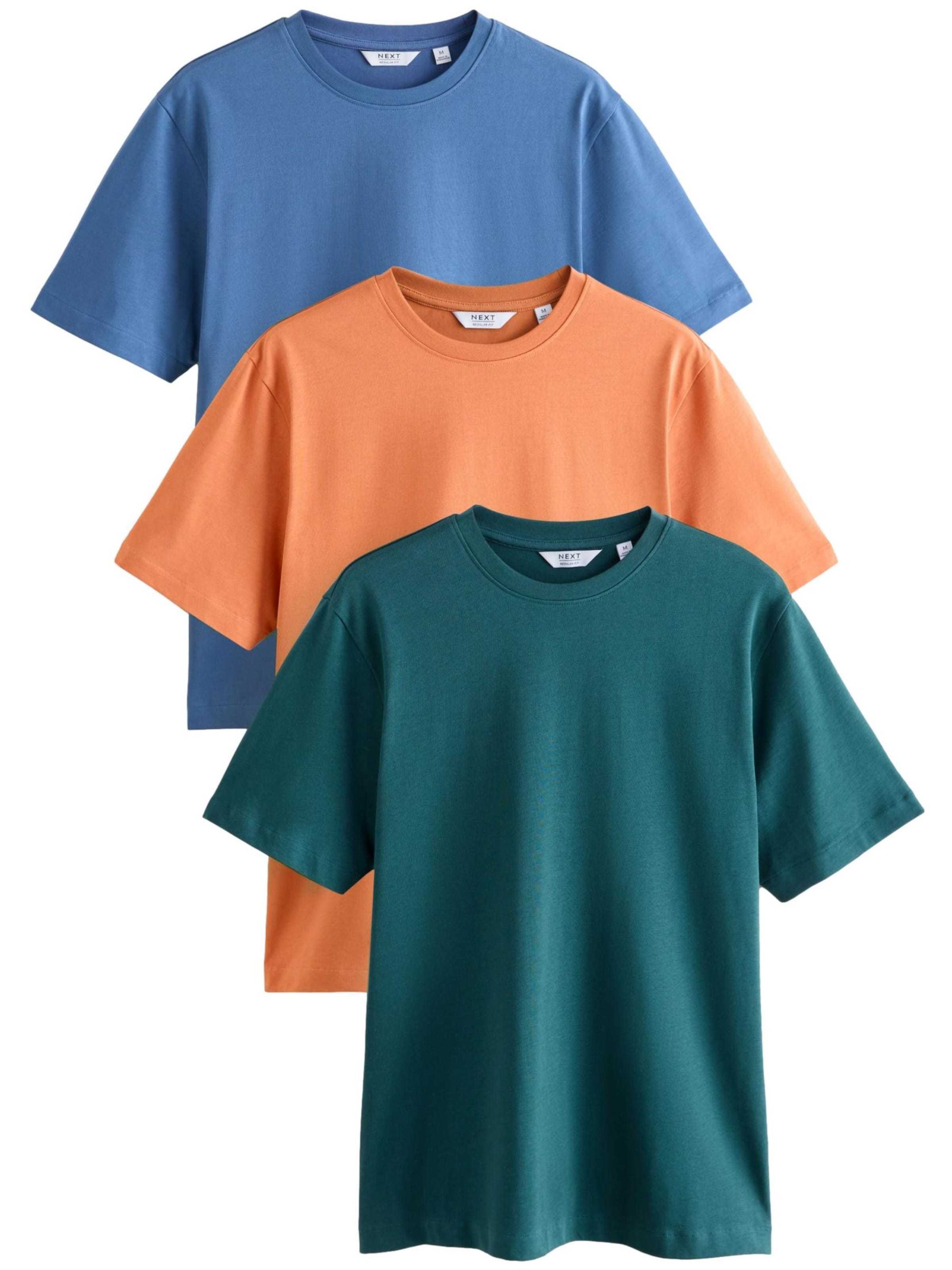 Next T-shirt i blå / smaragd / orange, Produktvy