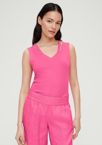 Top di s.Oliver in rosa: frontale