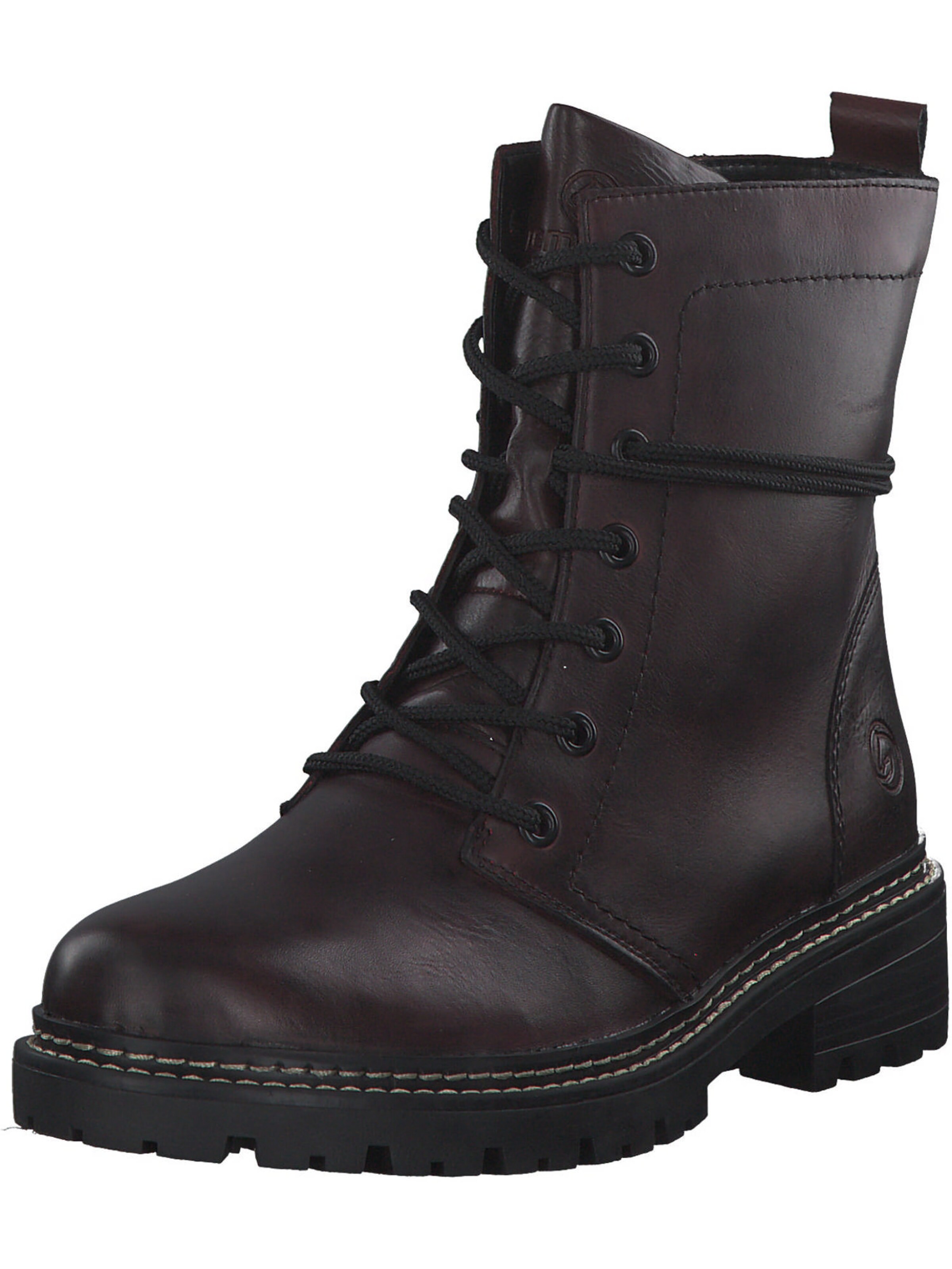 REMONTE Schnürstiefelette in Rot: Vorderseite