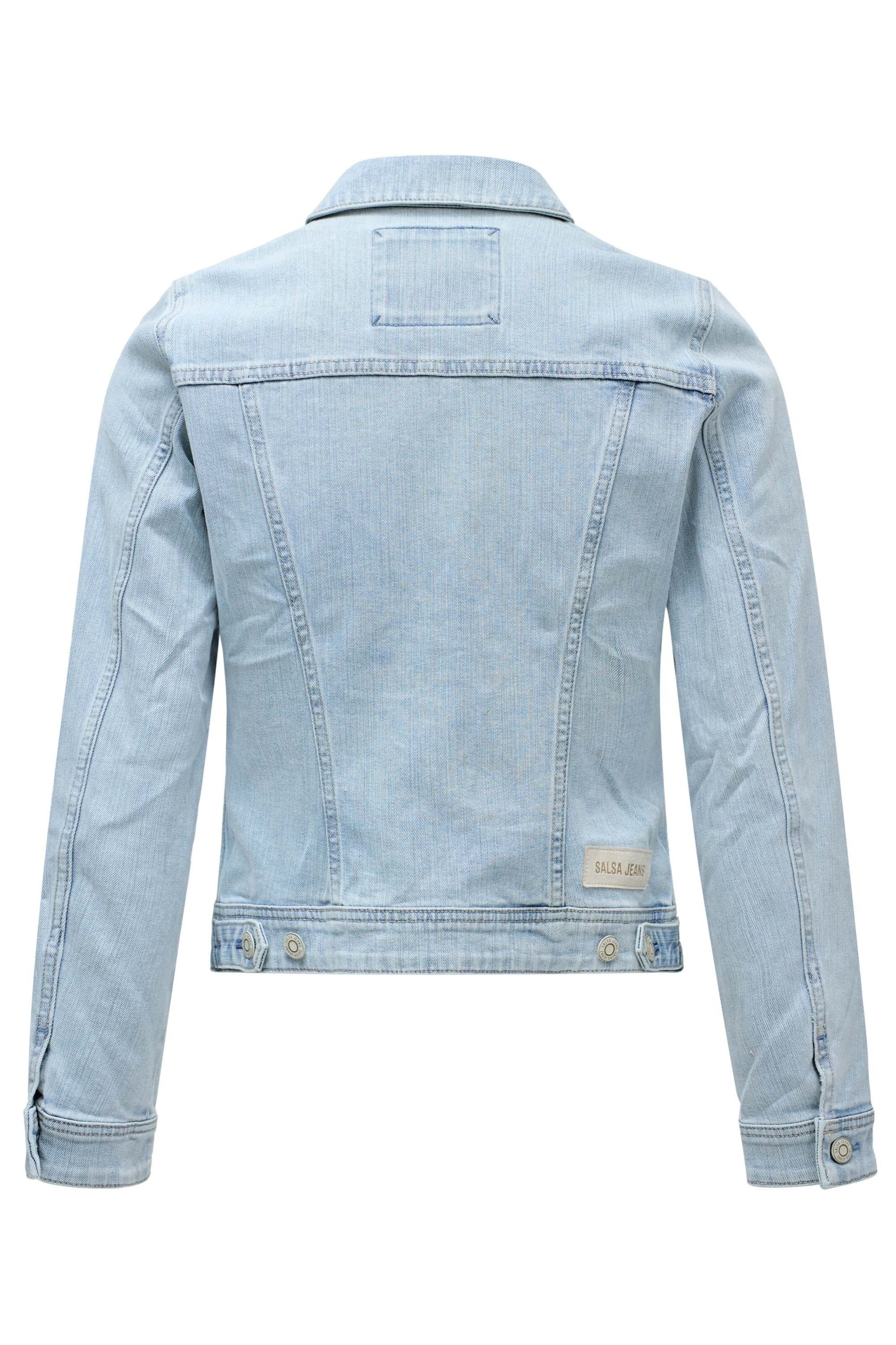 Salsa Jeans Tussenjas in Blauw