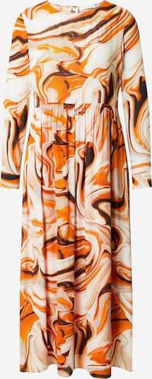Rich & Royal Kleid in creme / orange / hummer / schwarz, Produktansicht