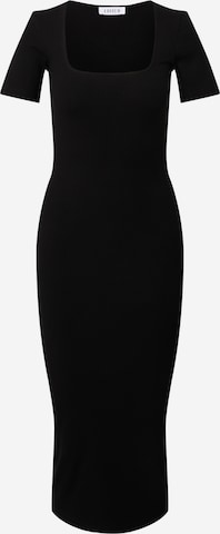EDITED فستان 'Ingrid' بلون أسود: الأمام