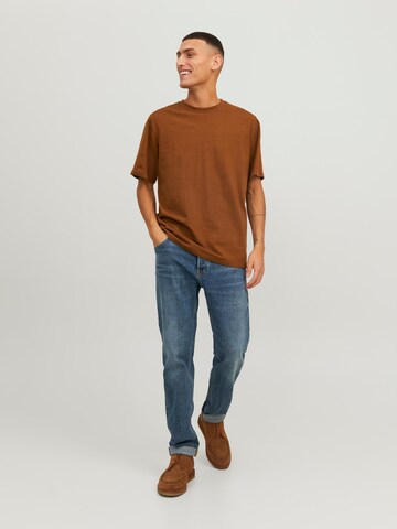 JACK & JONES T-Shirt in Braun