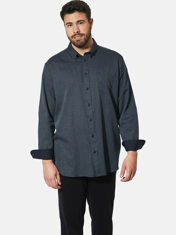Charles Colby Comfort fit Overhemd in Blauw
