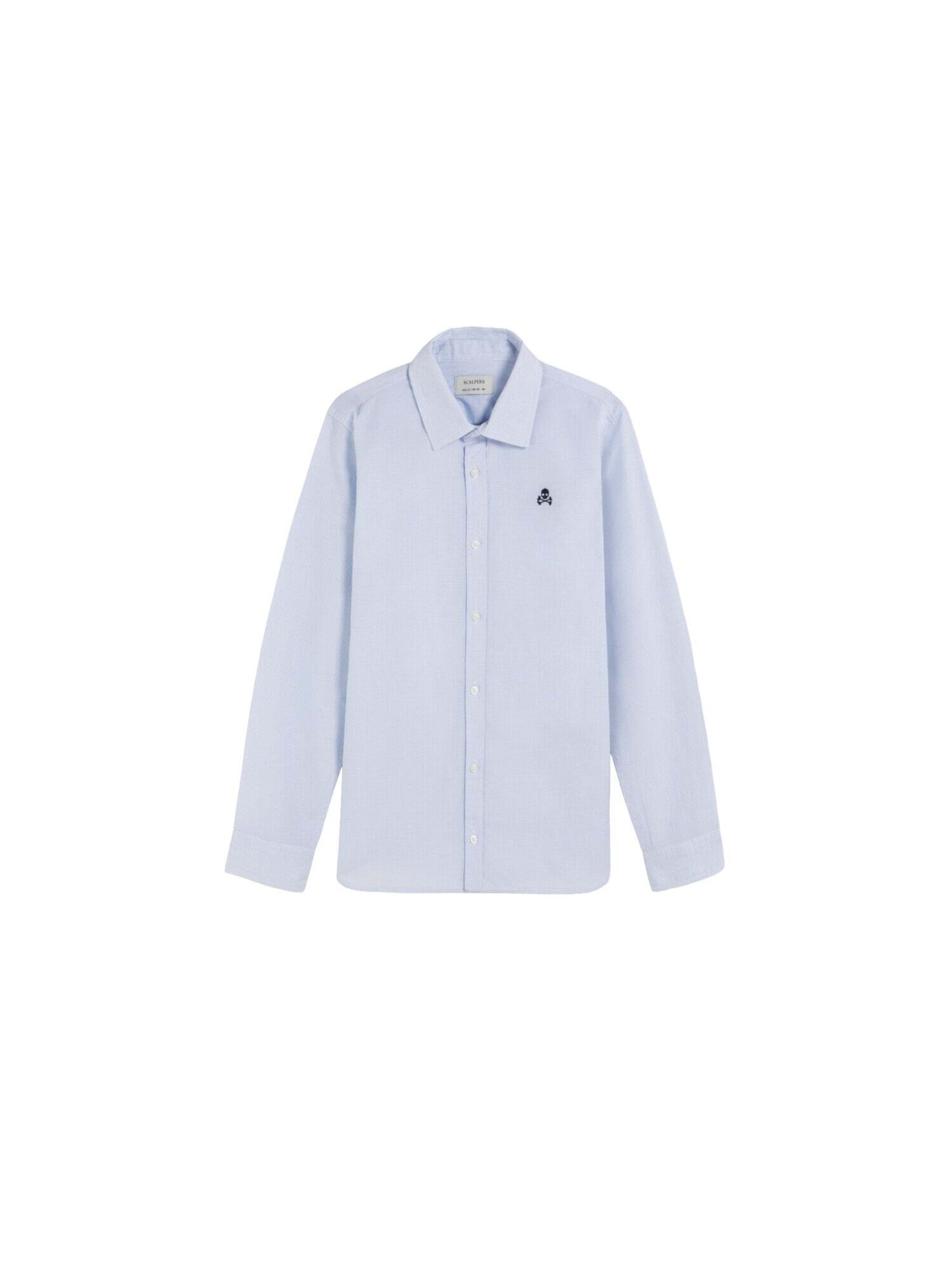 Scalpers Средняя посадка Рубашка в Синий: спереди