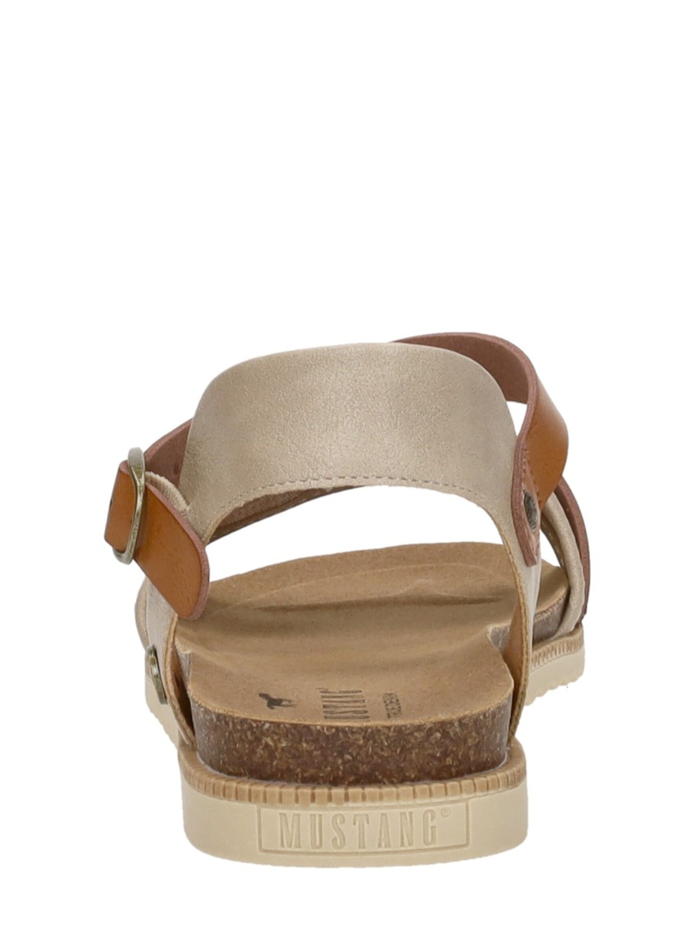 MUSTANG Sandal 'Sandalen Plat' in Beige