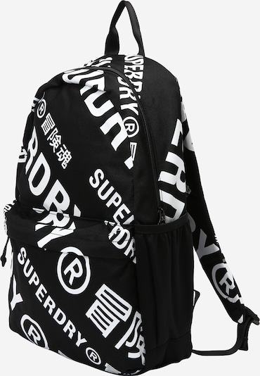 Superdry Rucksack 'MONTANA' in schwarz / weiß, Produktansicht