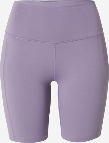 Coupe slim Pantalon de sport 'ONE' NIKE en violet : devant