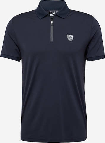 EA7 Emporio Armani Shirt in Blauw: voorkant