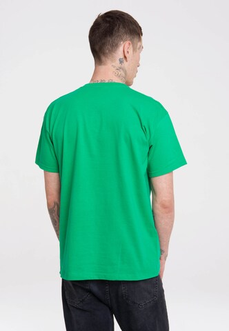 LOGOSHIRT T-Shirt 'Die Biene Maja – Willi' in Grün