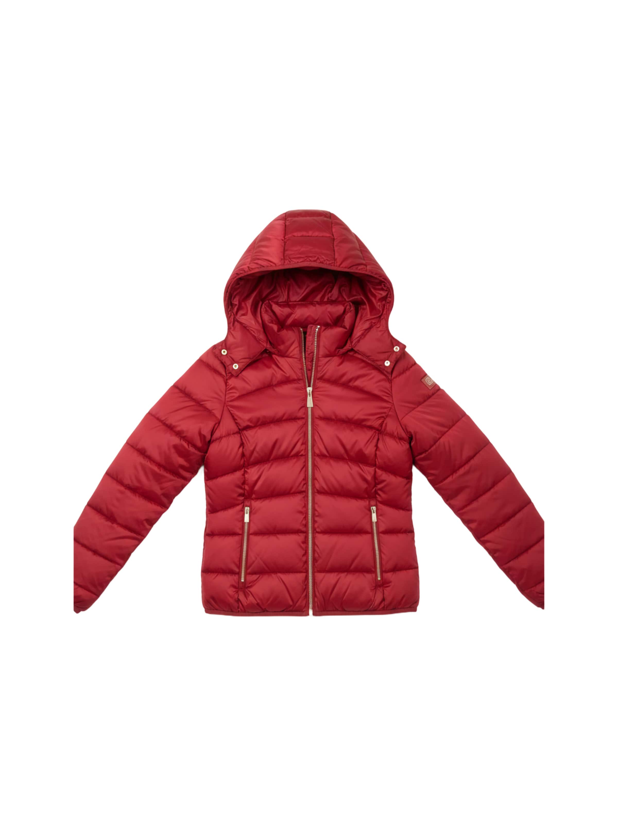 Giacca invernale 'Piumino' di Yes Zee in rosso: frontale