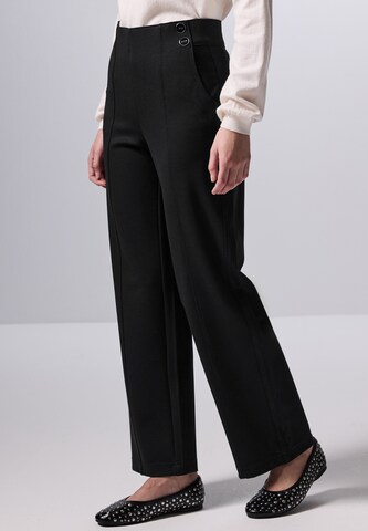 Street One Studio Regular Pants in Black: front