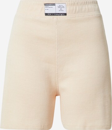 Public Desire Regular Byxa i beige: framsida