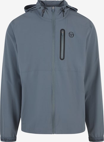 Sergio Tacchini Sportjas 'Pelle' in Blauw: voorkant