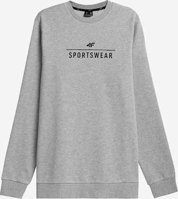 pelēks 4F Sportiska tipa džemperis: no priekšpuses