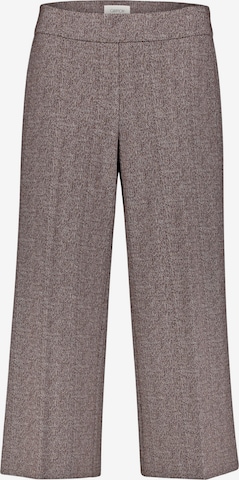 Cartoon Slimfit Culotte mit Bügelfalte in Braun: Vorderseite