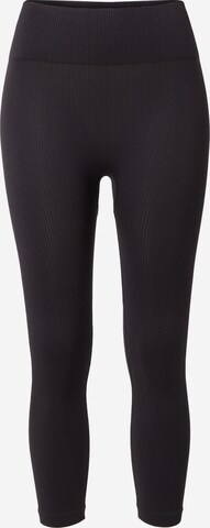 Nasty Gal Leggings in Black: front